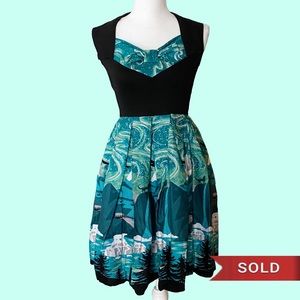 SOLD: Vintage Winter Woodland Forest Nature Scene